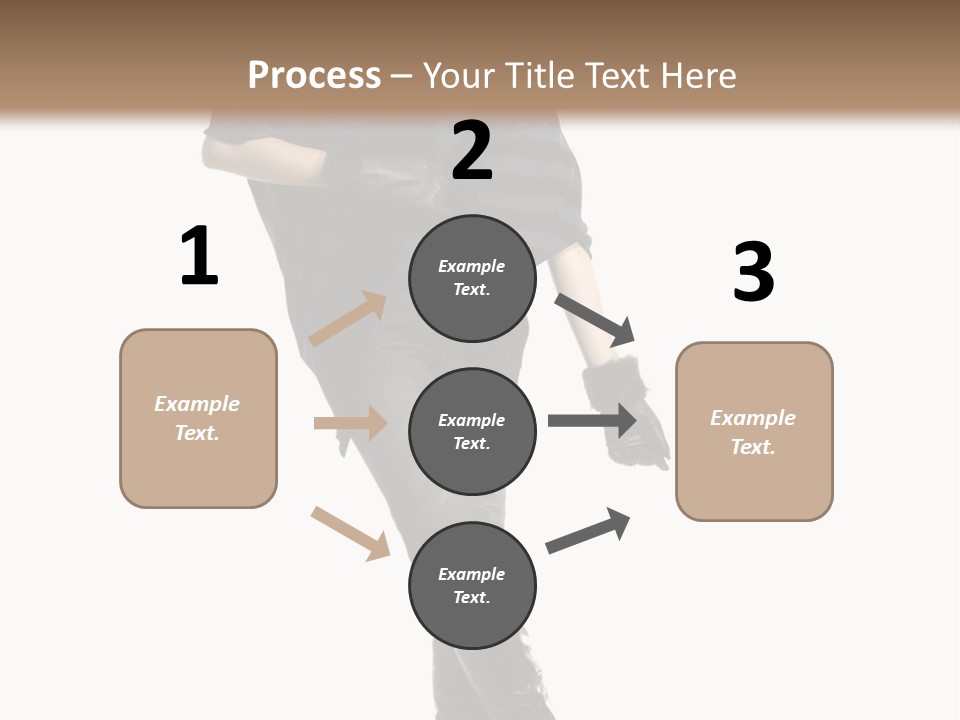 Cheerful Scarf Young PowerPoint Template