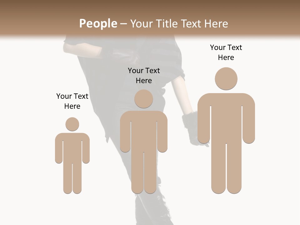 Cheerful Scarf Young PowerPoint Template