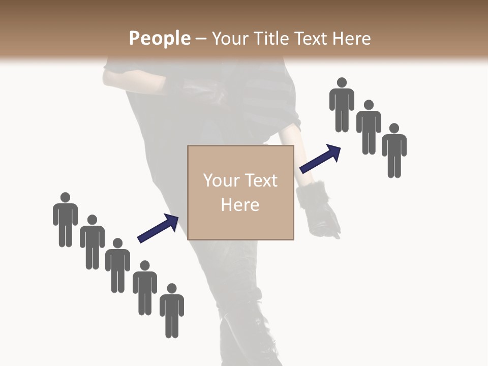 Cheerful Scarf Young PowerPoint Template