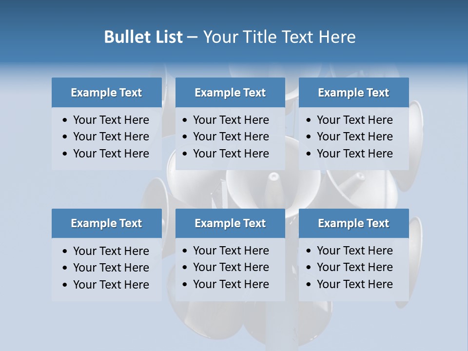 A Bunch Of Loud Phones On Top Of A Pole PowerPoint Template