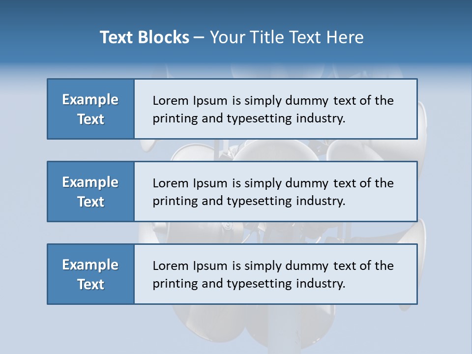 A Bunch Of Loud Phones On Top Of A Pole PowerPoint Template