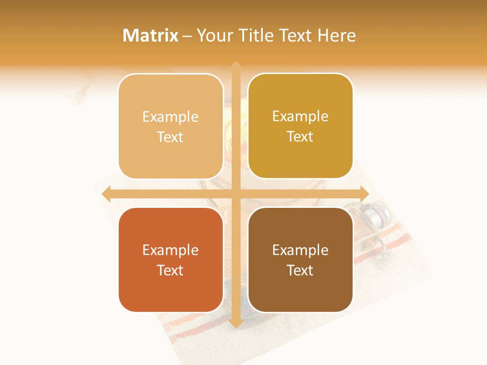 A Yellow Rose In A Wooden Bucket On A White Background PowerPoint Template