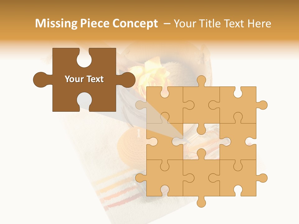 A Yellow Rose In A Wooden Bucket On A White Background PowerPoint Template