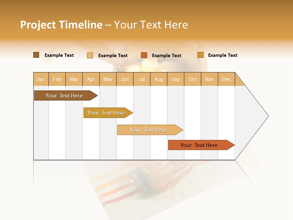 A Yellow Rose In A Wooden Bucket On A White Background PowerPoint Template