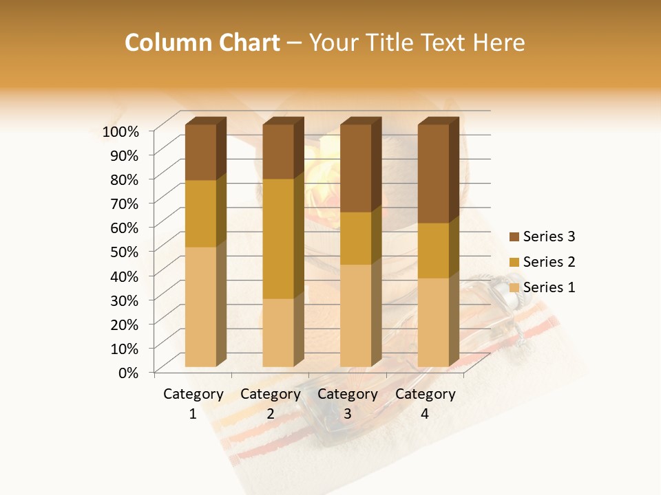 A Yellow Rose In A Wooden Bucket On A White Background PowerPoint Template
