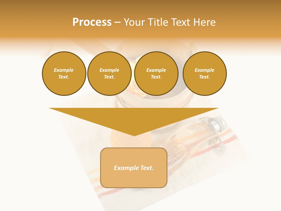 A Yellow Rose In A Wooden Bucket On A White Background PowerPoint Template