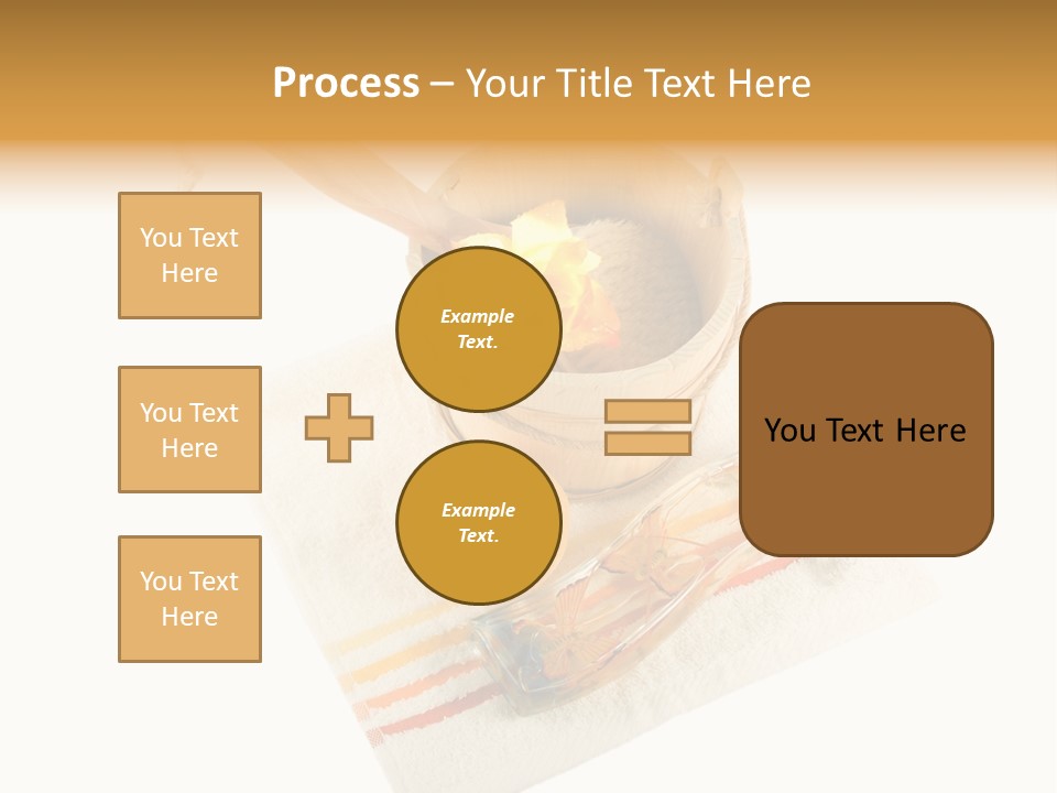 A Yellow Rose In A Wooden Bucket On A White Background PowerPoint Template