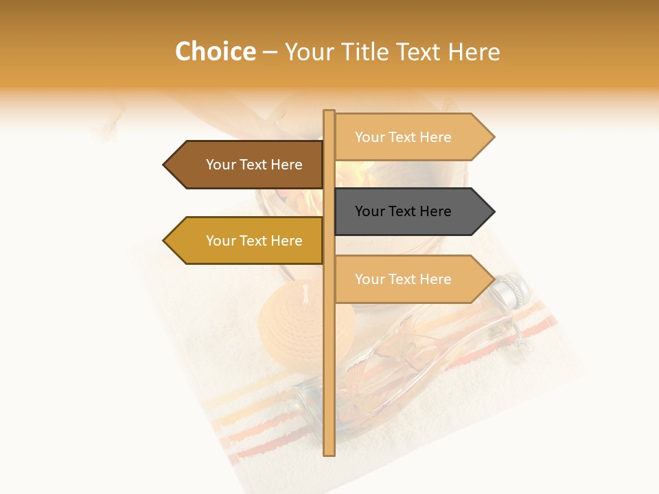 A Yellow Rose In A Wooden Bucket On A White Background PowerPoint Template