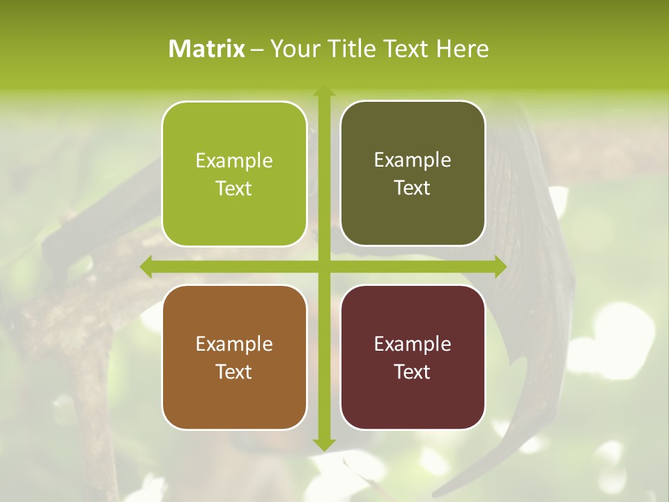 Nature Golden Blossom PowerPoint Template