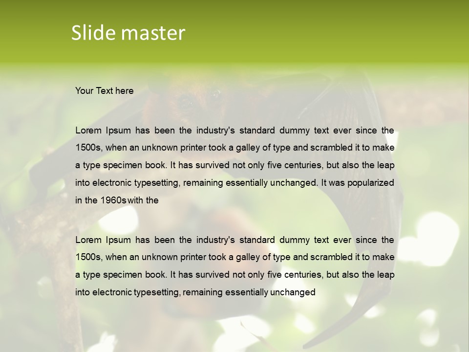 Nature Golden Blossom PowerPoint Template