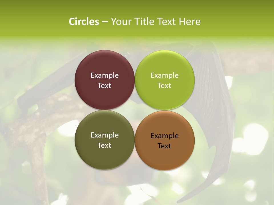 Nature Golden Blossom PowerPoint Template