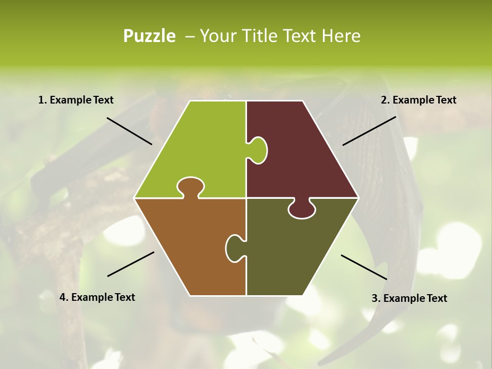 Nature Golden Blossom PowerPoint Template