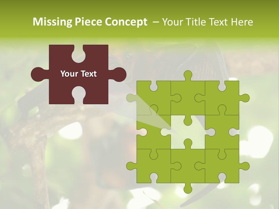 Nature Golden Blossom PowerPoint Template