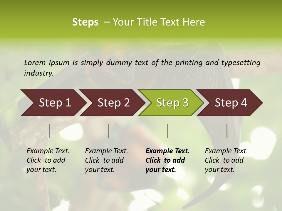 Nature Golden Blossom PowerPoint Template