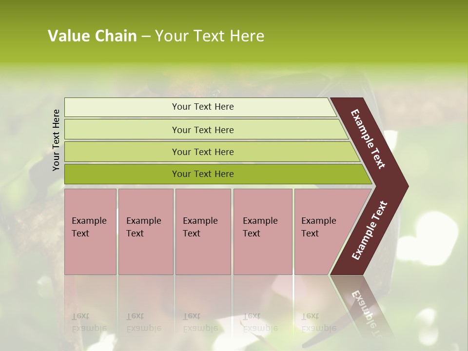 Nature Golden Blossom PowerPoint Template