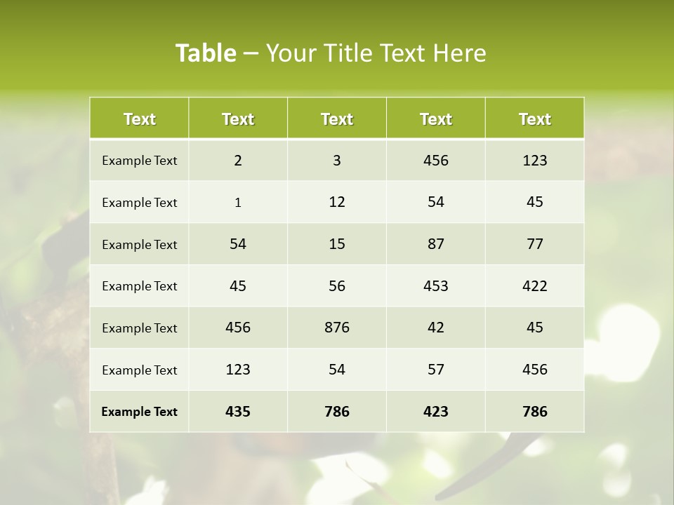 Nature Golden Blossom PowerPoint Template