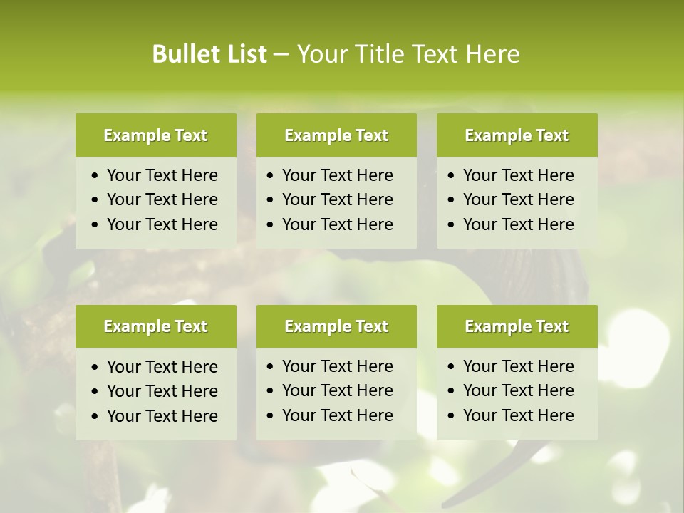 Nature Golden Blossom PowerPoint Template