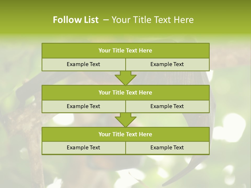 Nature Golden Blossom PowerPoint Template