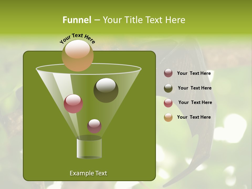 Nature Golden Blossom PowerPoint Template