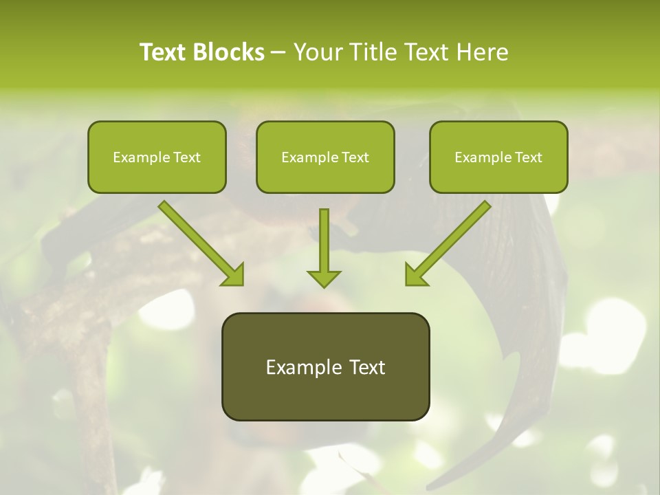 Nature Golden Blossom PowerPoint Template