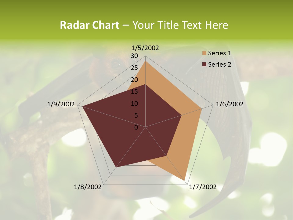 Nature Golden Blossom PowerPoint Template