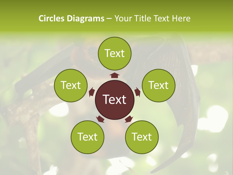 Nature Golden Blossom PowerPoint Template