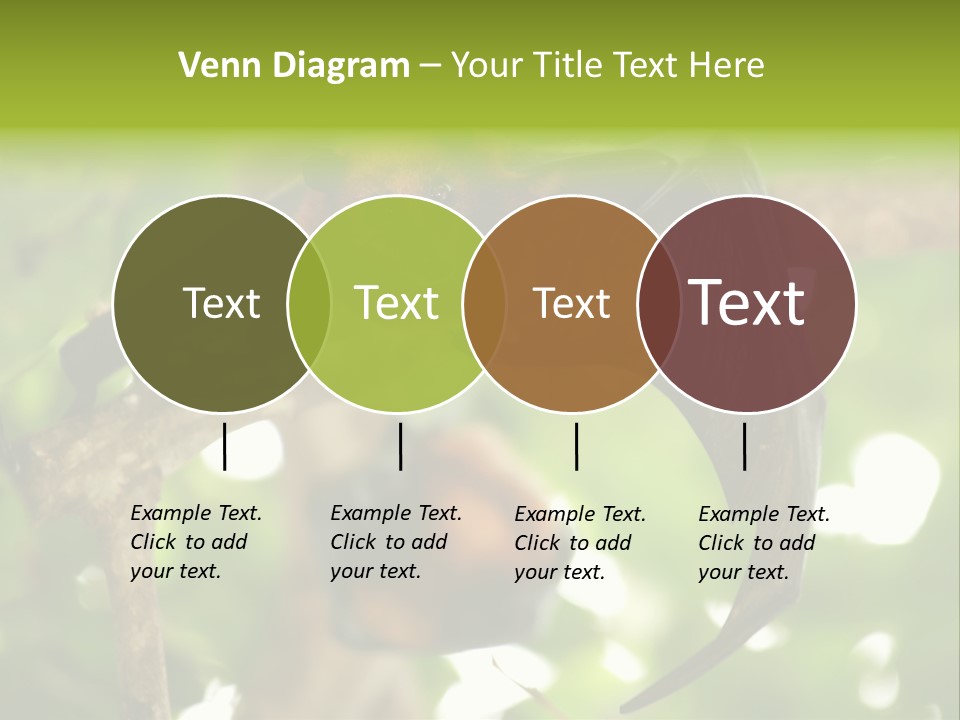 Nature Golden Blossom PowerPoint Template