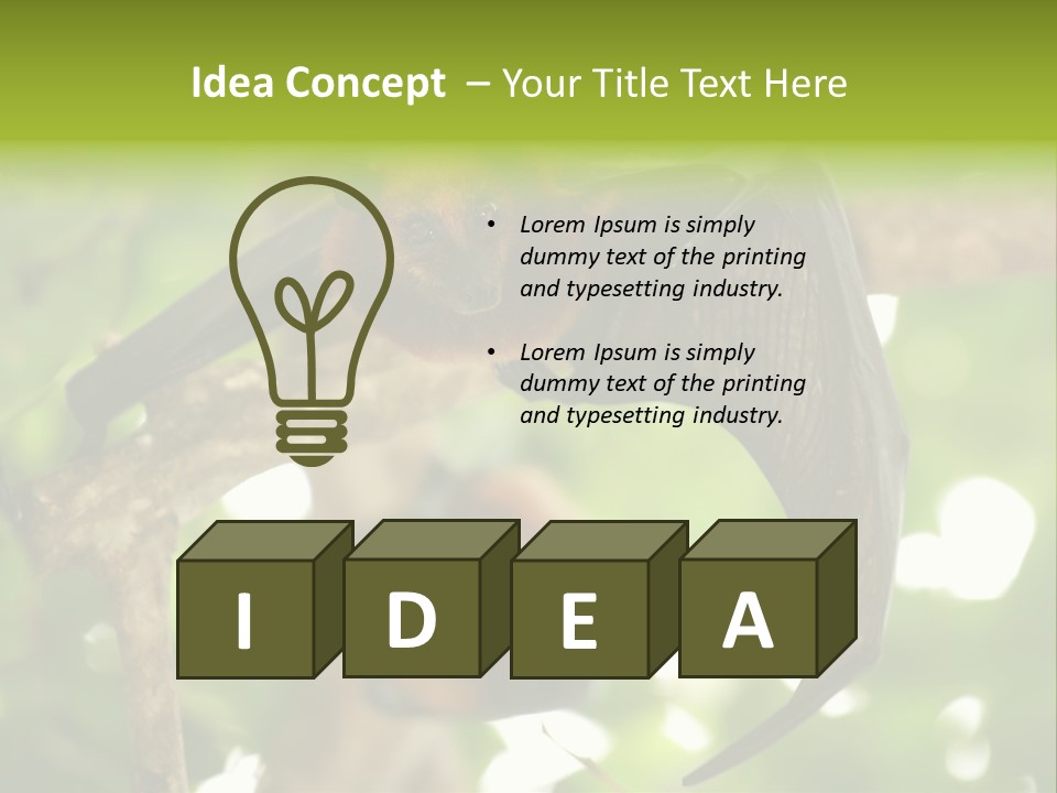 Nature Golden Blossom PowerPoint Template