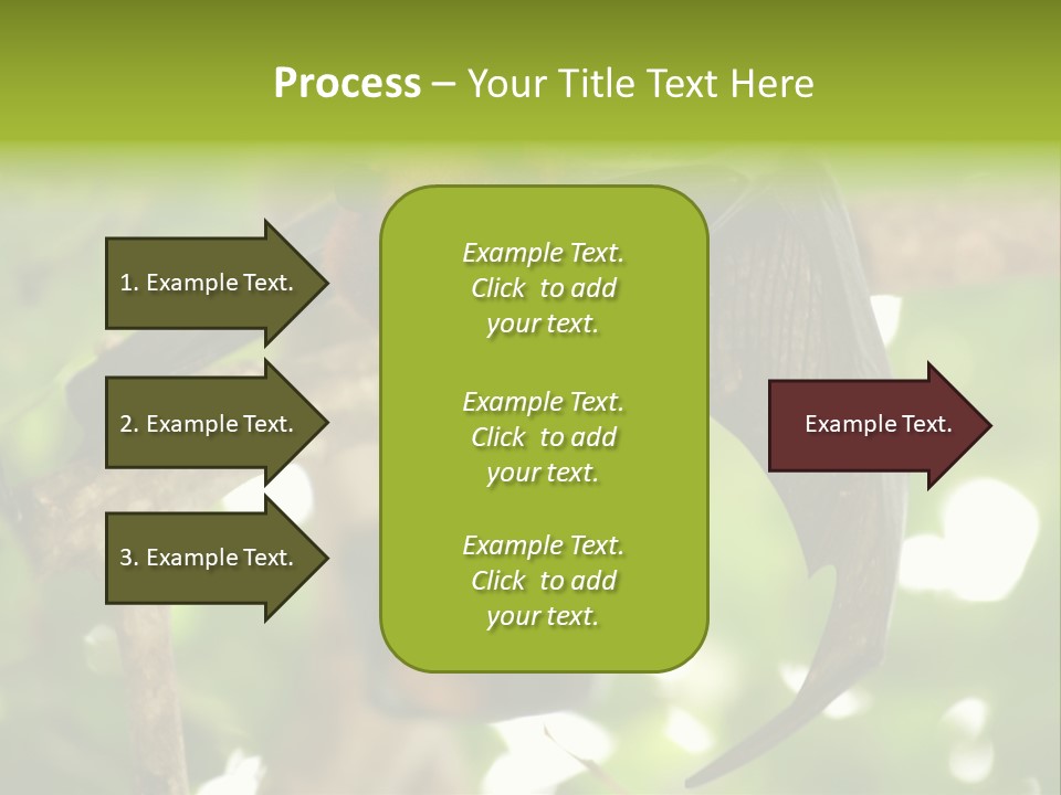 Nature Golden Blossom PowerPoint Template