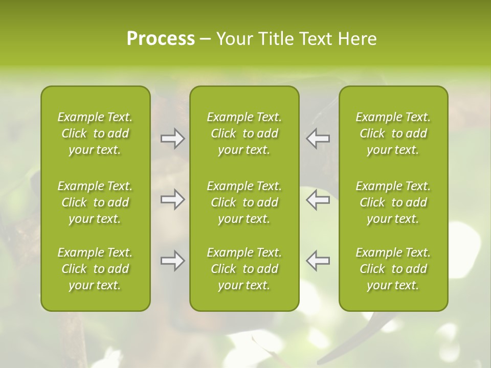 Nature Golden Blossom PowerPoint Template