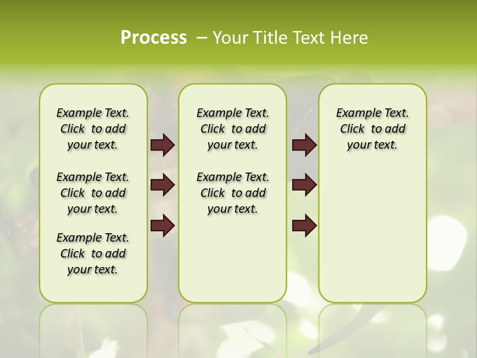 Nature Golden Blossom PowerPoint Template