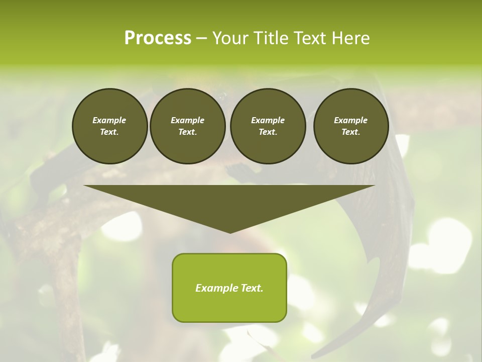 Nature Golden Blossom PowerPoint Template