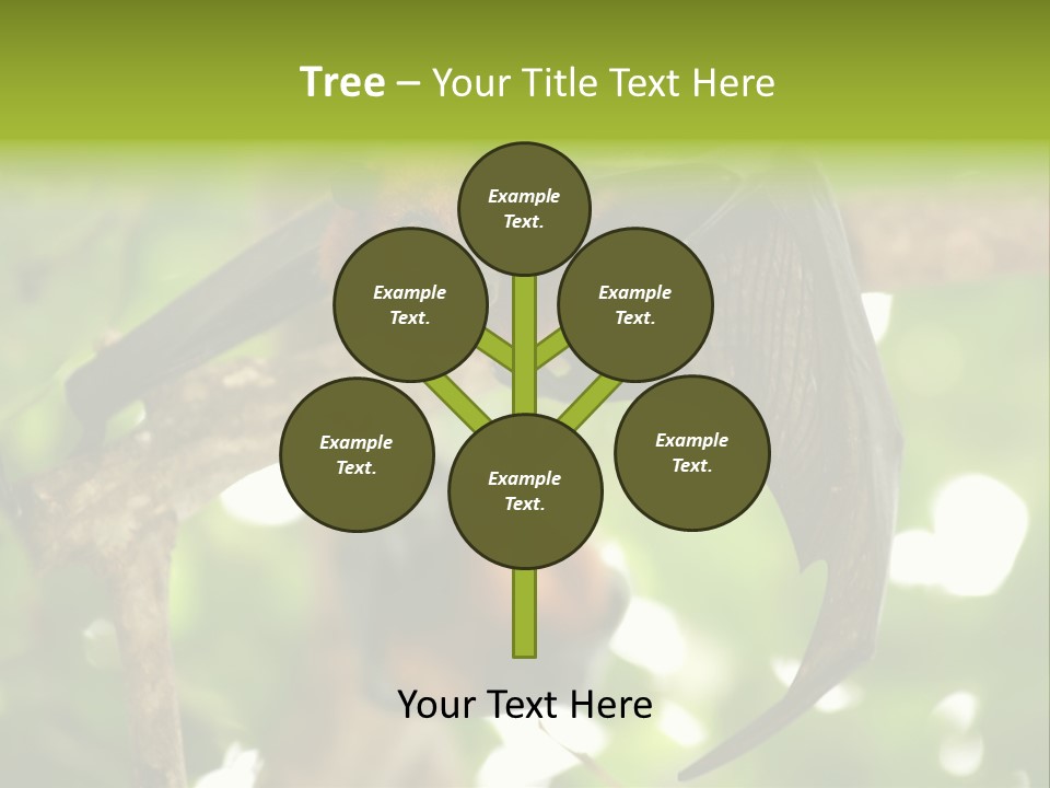 Nature Golden Blossom PowerPoint Template