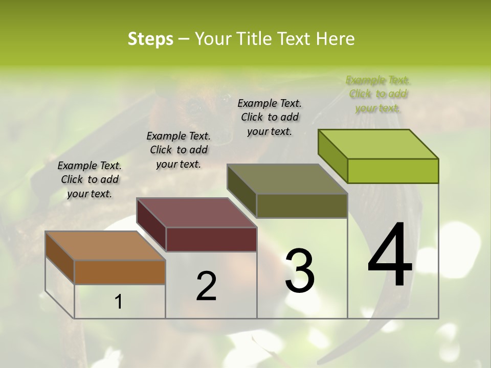 Nature Golden Blossom PowerPoint Template