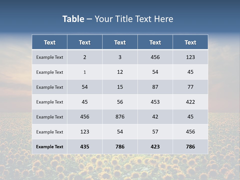 Nature Golden Blossom PowerPoint Template