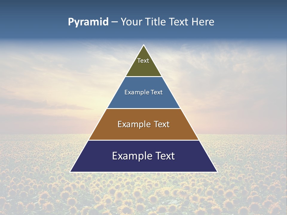 Nature Golden Blossom PowerPoint Template