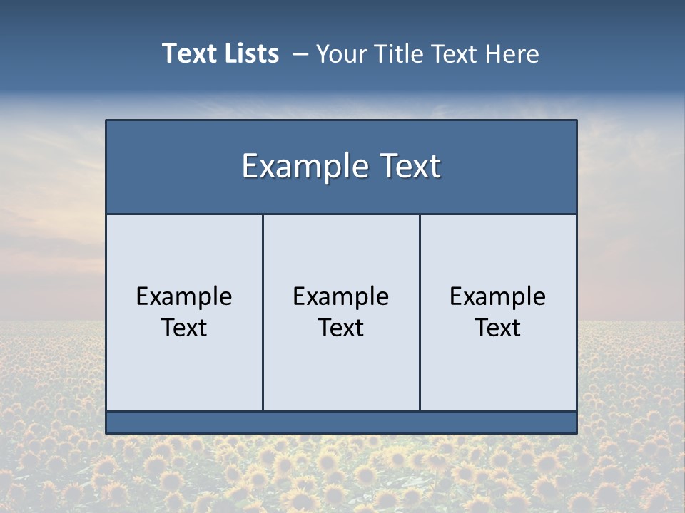 Nature Golden Blossom PowerPoint Template
