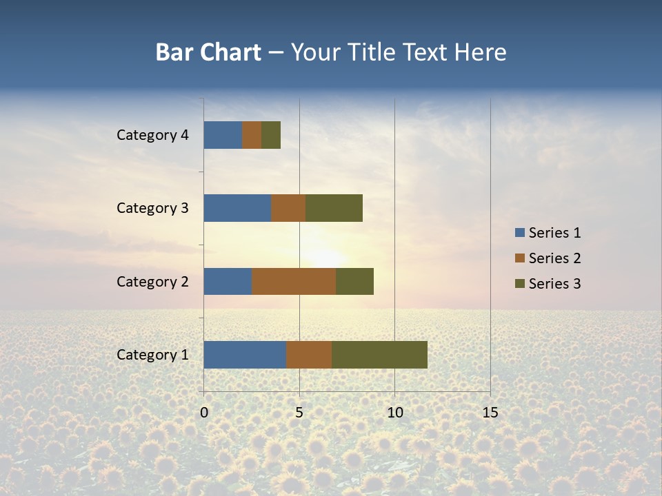 Nature Golden Blossom PowerPoint Template