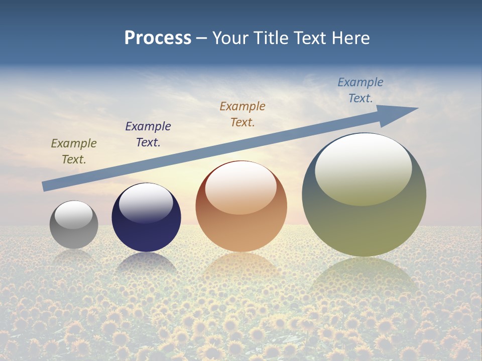 Nature Golden Blossom PowerPoint Template