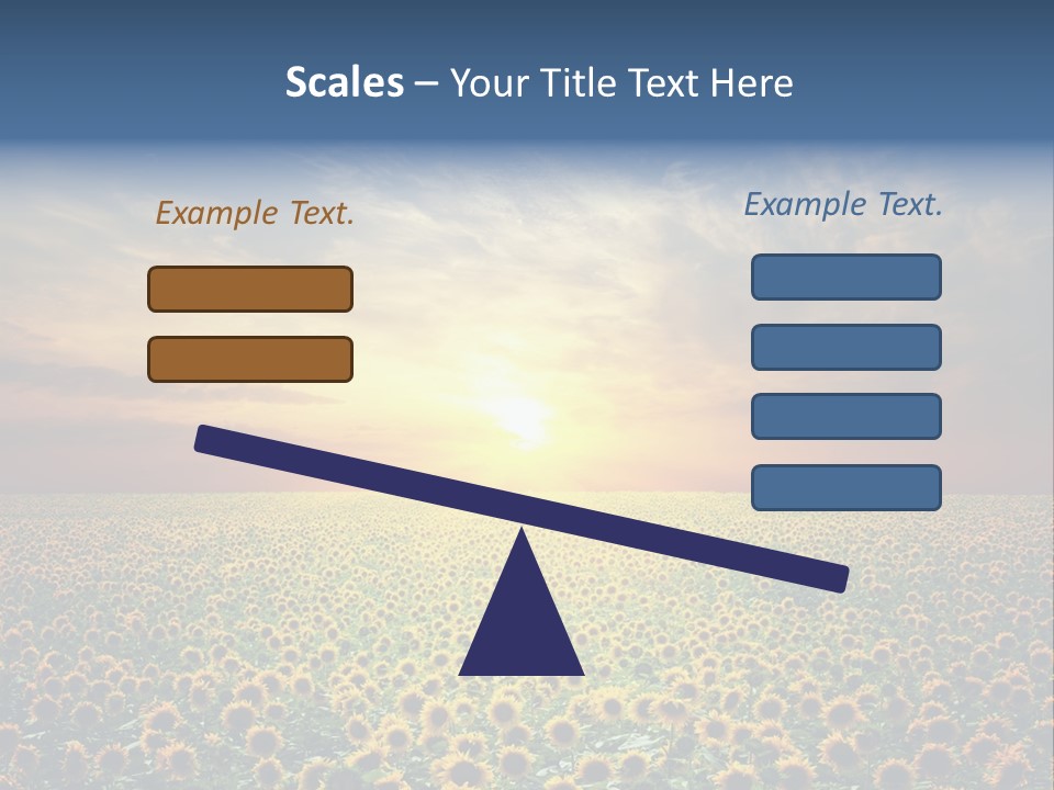 Nature Golden Blossom PowerPoint Template