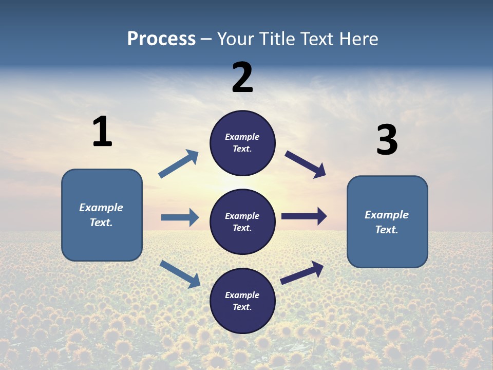 Nature Golden Blossom PowerPoint Template