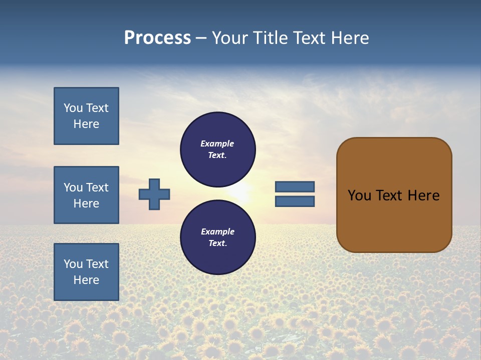 Nature Golden Blossom PowerPoint Template