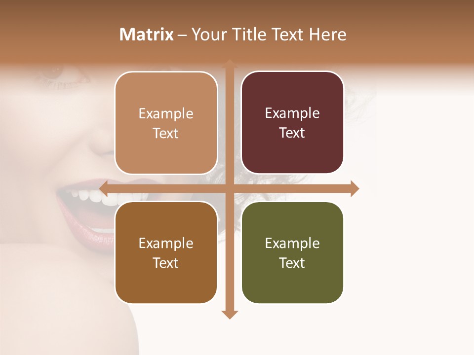 Whitening Perfect Beauty PowerPoint Template