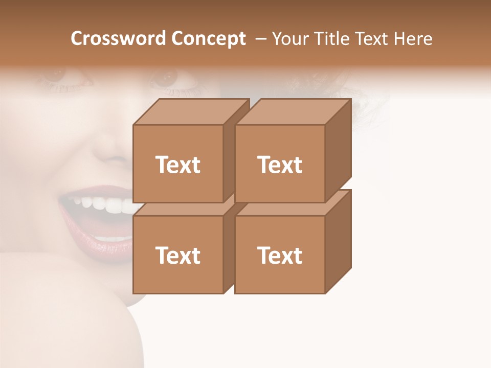 Whitening Perfect Beauty PowerPoint Template