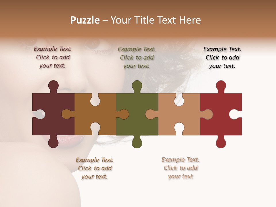 Whitening Perfect Beauty PowerPoint Template