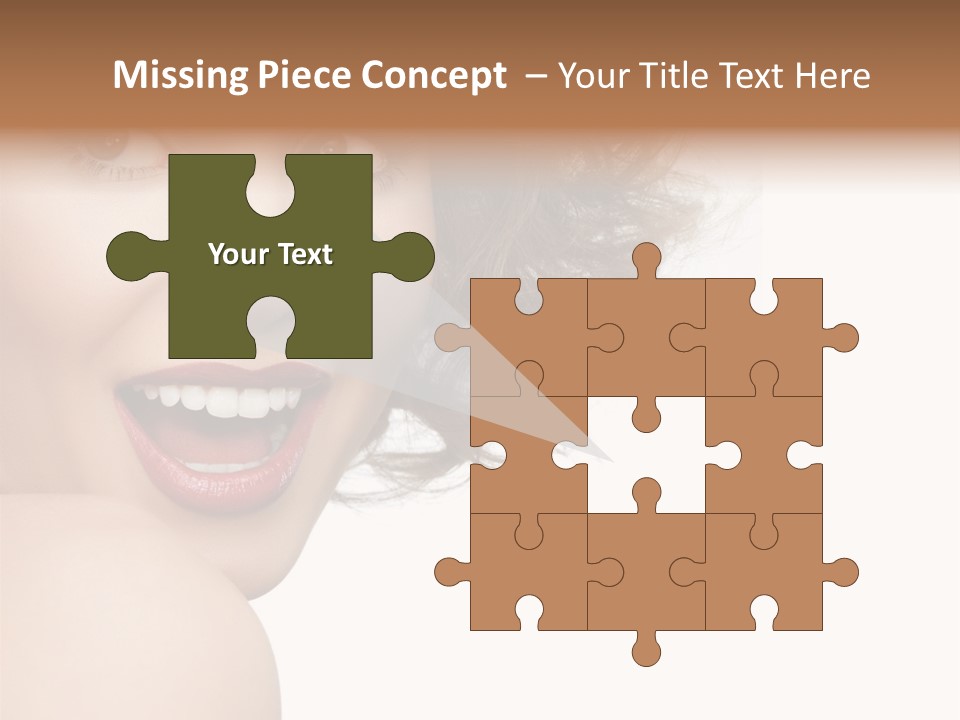 Whitening Perfect Beauty PowerPoint Template