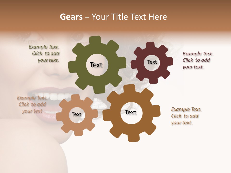 Whitening Perfect Beauty PowerPoint Template