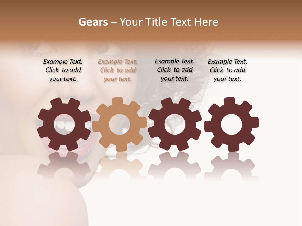 Whitening Perfect Beauty PowerPoint Template