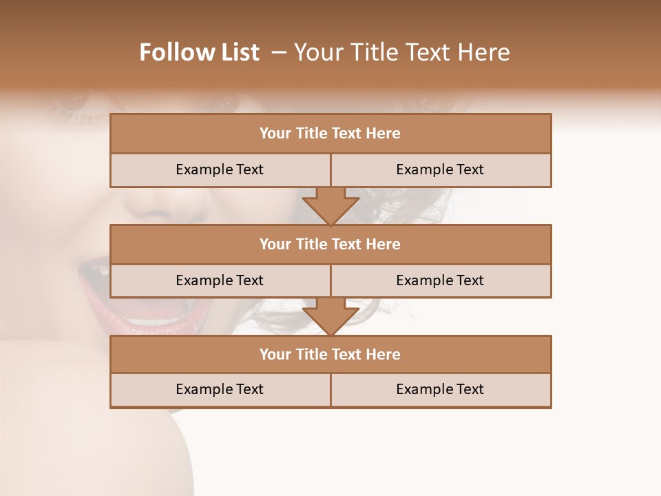 Whitening Perfect Beauty PowerPoint Template