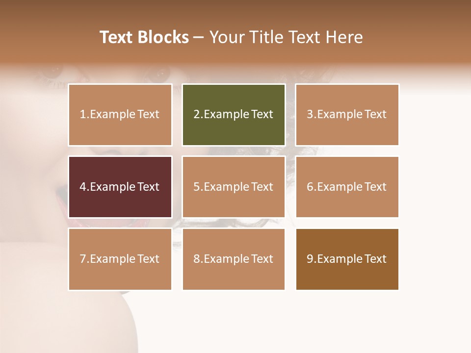 Whitening Perfect Beauty PowerPoint Template